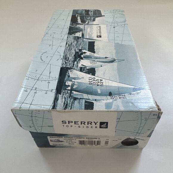 Sperry‎ Top-Sliders Leopard Cheetah Print Slip On Boat Shoes Size 8.5 - Picture 12 of 12